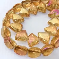 bm039/SALE！ガラスビーズ◇オレンジ系　mix 2連