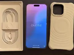 iPhone16promaxホワイト+Casetifyケースセット