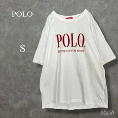 ポロBCS【S】ロゴプリントTシャツ 半袖 オーバーサイズ ユニセックスのサムネイル