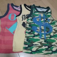 BREEZE ブリーズ 男の子用タンクトップ3枚セット