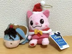 ディズニー ぬいぐるみマスコット 2種セット イーヨー　ピグレットのサムネイル