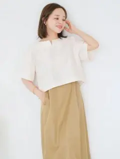コヒナ ワンピース【田中亜希子さんコラボ】クロススリットコクーンスカートセット