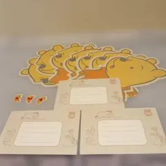 くまのプーさん　 レターセット 　便箋7枚　封筒3枚　 シート付き