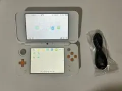 【動作品・充電器付き】 new ニンテンドー 2DS LL オレンジ ホワイト