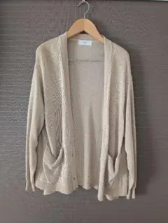 美品 SLOBE iENA ベージュ カーディガン