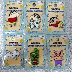 クレヨンしんちゃん ワッペン 6種　シロ　チョコビ　ぶりぶりざえもん　シール