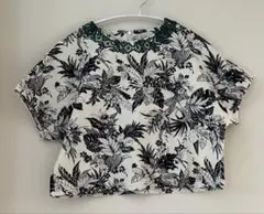 UNITED ARROWS ボタニカル柄 半袖ブラウスのサムネイル