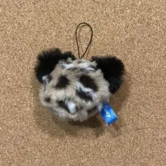 ミッキーマウス シルエット レオパード ぬいぐるみ キーホルダー ディズニー