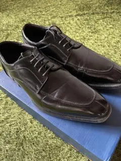 Kenneth Cole Reaction スクエアトゥレザーシューズ黒 レア - メルカリ