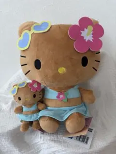 日焼けハローキティ ぬいぐるみ 2点セット