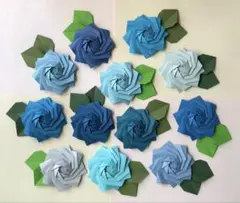 うまる様】折り紙 ミニ薔薇 ピンク系 16個 お祝い 壁面飾り - メルカリ