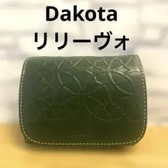 美品】DAKOTA ダコタ リリーヴォ 七宝柄 ギャルソン長財布 ブラック 黒