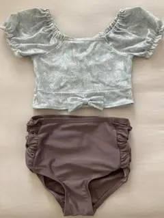 アプレレクール　すずらん柄　水着 120