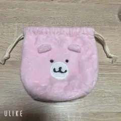 ちいかわ　くまさんポシェット　巾着