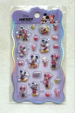 ディズニー ミッキー＆フレンズ 立体シール ステッカー