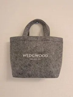 WEDGWOOD ウェッジウッド　フェルト　トートバッグ　グレーのサムネイル