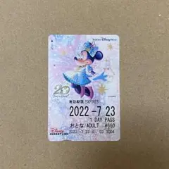 ディズニーリゾートライン　フリーきっぷ　東京ディズニーシー20周年　ミニーマウスのサムネイル
