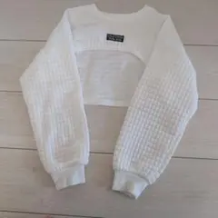 ホワイト クロップドスウェットとカーゴパンツ セット　ダンス衣装