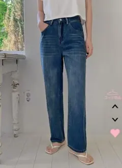 HOTPING ウォッシュデニムワイドver ダークデニム Sのサムネイル