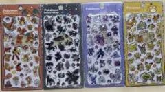 ポケモン カミオジャパン シール 4種セット　プチドロップステッカー