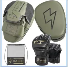 KAISIN パンチングミット＆オープンフィンガーグローブセットのサムネイル