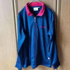 [kaepa]ケイパ　トレーニングウェア　紺＊赤／ワンポイントロゴ刺繡入り