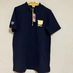 新品テニスウェアWilson ネイビー 半袖