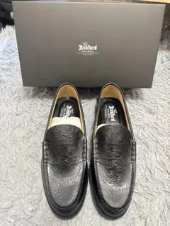 the kenford fineshoes 全面ペイズリー柄 黒25.5cm - メルカリ
