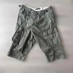 9*2様 ジョンブル　カーゴハーフパンツ　カーキのサムネイル
