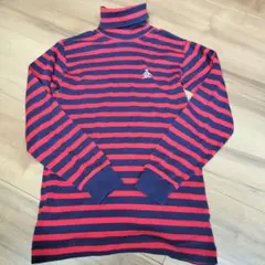 【美品】Munsingwear タートルネック 130cmボーダー