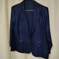 ダークブルー テーラードジャケット