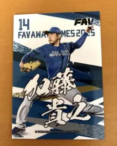 #14加藤貴之選手 ファイターズトレカ 北海道日本ハムファイターズ