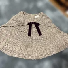 ポンチョ　ニット