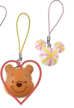 ディズニーストア　シークレットストラップ 和菓子　プーさん　どら焼き　シークレッ