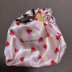 ❤️PRECIOUS SWEETS巾着ポーチハート柄❤️すごく可愛いです〜❣️❣️❤️❤️