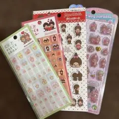 【正規品✨】　モンチッチ　うるちゅるPOP SEAL・カットピースシール他4点