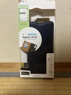 ラスタバナナ Xperia 10 VI 手帳型ケース ネイビー