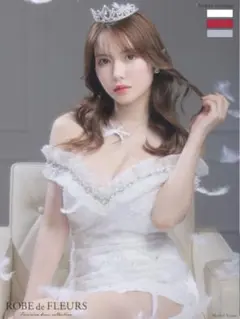 オフショル x フラワーレースタイトミニキャバドレス