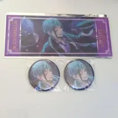 ツイステ フロイド 寮服 缶バッジ クリアカード 3点セット