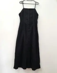 新品 GRL ブラックキャミソールワンピースベルトつき L マーメイドスカート