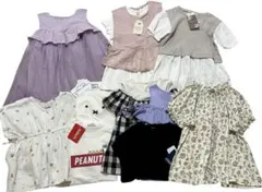 ❤️130❤️新品タグ付き多数❤️まとめ売り10点SET❤️ワンピ ❤️フリルベスト❤️