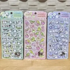 即購入OK！3D ダイヤモンドPOPシール 2枚セット