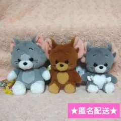 トムとジェリー　レトロメモリー　ぬいぐるみ【全3種セット】