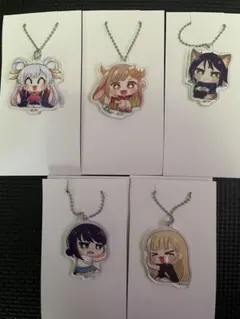 超かぐや姫！ アクリルキーホルダー 5種セット