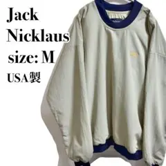Jack nicklaus USA製 プルオーバー ボーダー ヴィンテージ