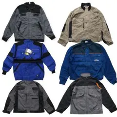 XLサイズ 6枚セット プロ仕様 ワークジャケット 作業着 まとめ売り