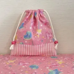 69 給食袋　ランチョンマット　ハンドメイド