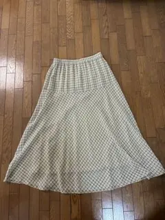 コムサイズム♡チェック柄フレアスカート♡Mサイズ