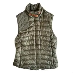 希少 00s Ralph Lauren レザーベルト付き ダウンベスト 高級