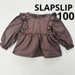 スラップスリップ SLAPSLIP チュニックブラウス　刺繍　綿